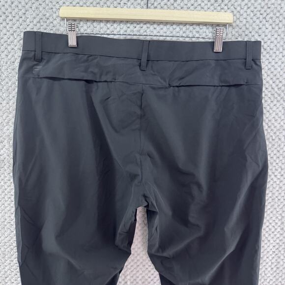 Fabletics Pants Mens 40X30 Black Jogger Pants Straight Leg Zip Pockets Athletic - Picture 6 of 16